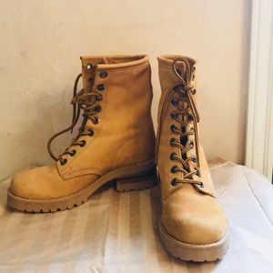 Tan “Work” Boots Hiking Boots